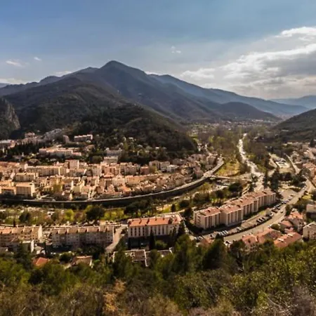 Apartment F2 Climatise Avec Terrasse, Parking, A 600m Des Thermes - Amelie-les-bains - Fr-1-703-27 *